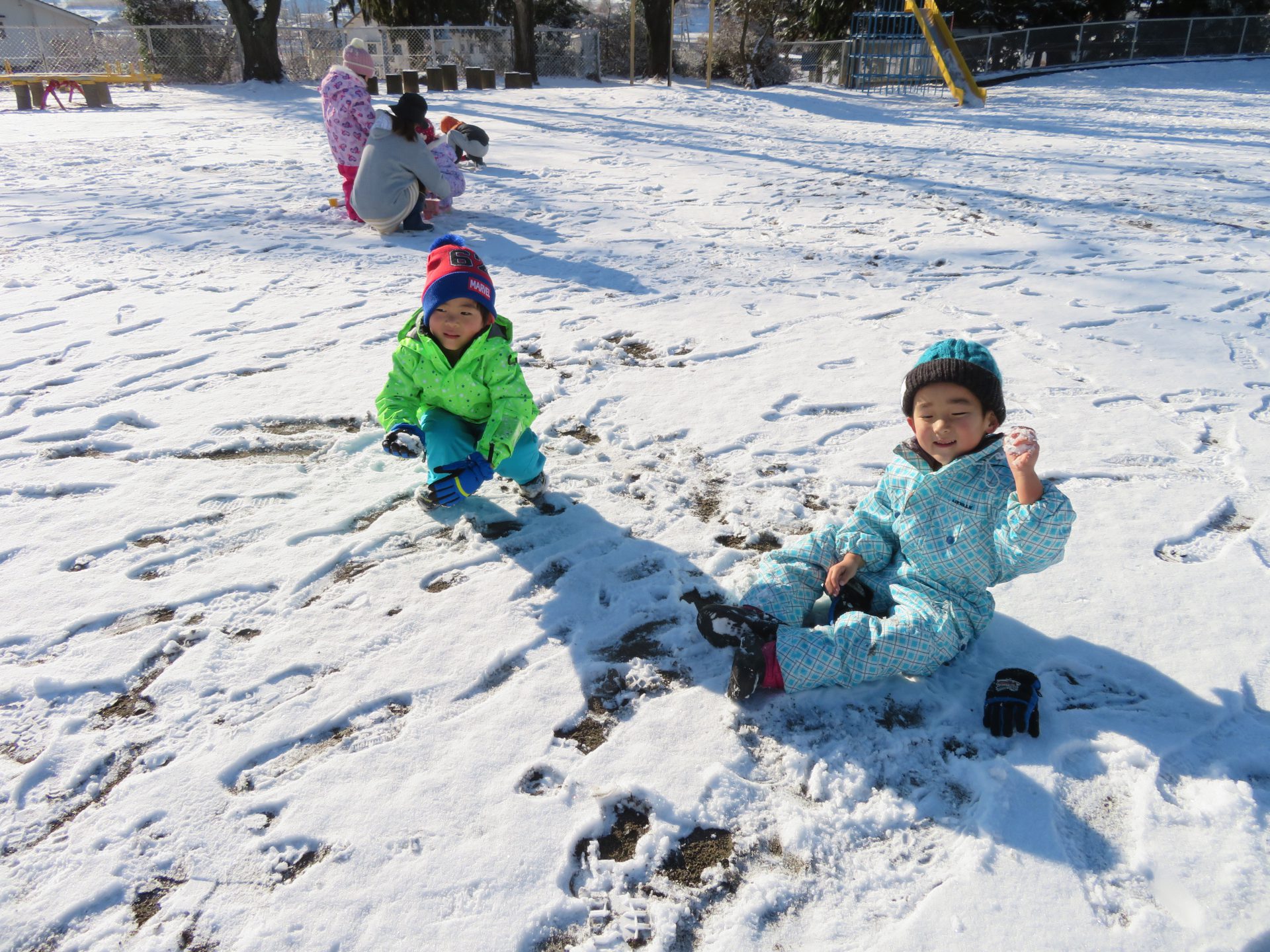 おもいっきり雪あそび 信州やまほいくの郷